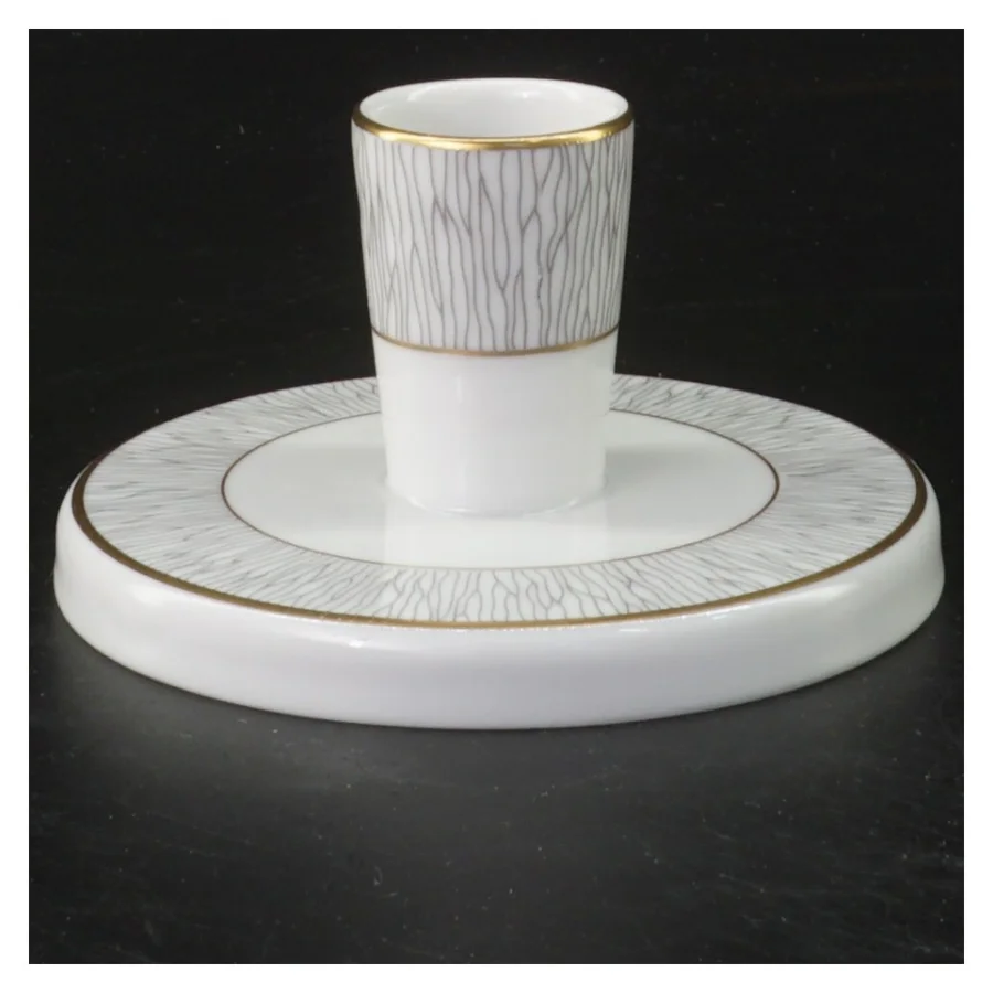 Koh-I-Noor lysestage fra Königl. pr. Tettau (str. Ø 10,5 og 3,5 cm)