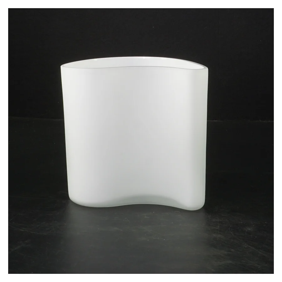 Glasvase 12,5x14 cm fra Holmegaard (str. 12,5x14 cm)