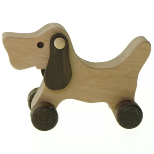 Rullende hund (str. 14 x 10 cm)