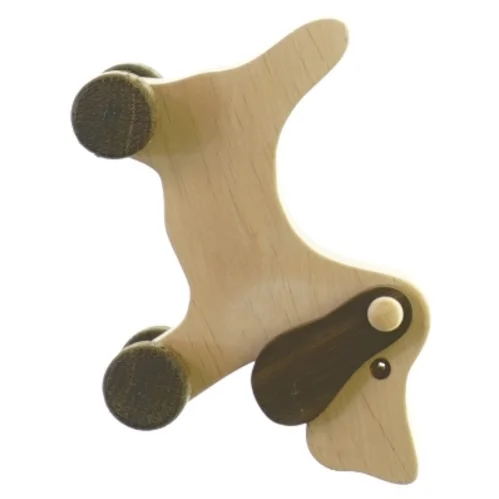 Rullende hund (str. 14 x 10 cm)