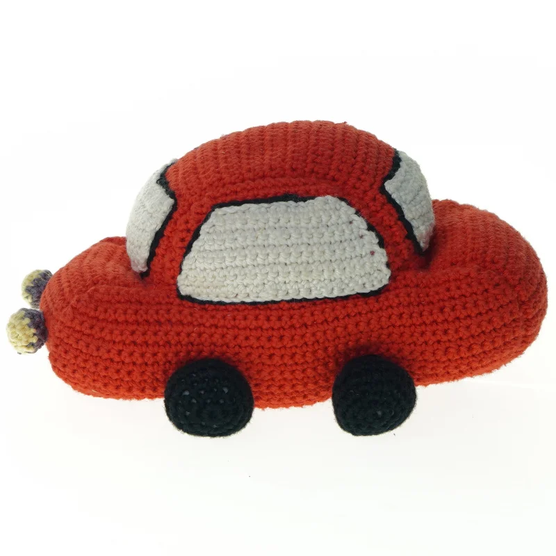 Hæklet bil (str. 22 x 16 cm)