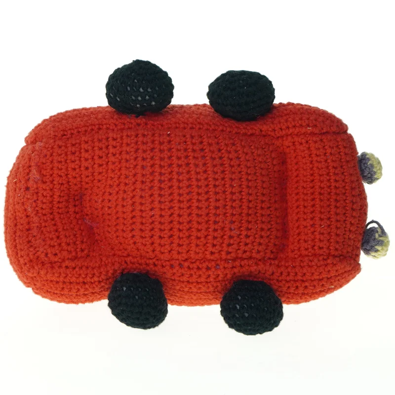 Hæklet bil (str. 22 x 16 cm)