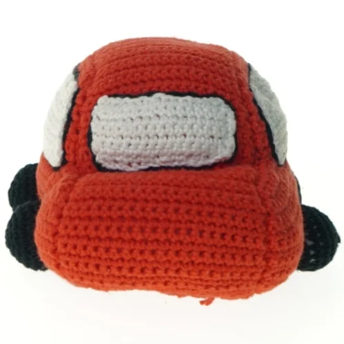 Hæklet bil (str. 22 x 16 cm)