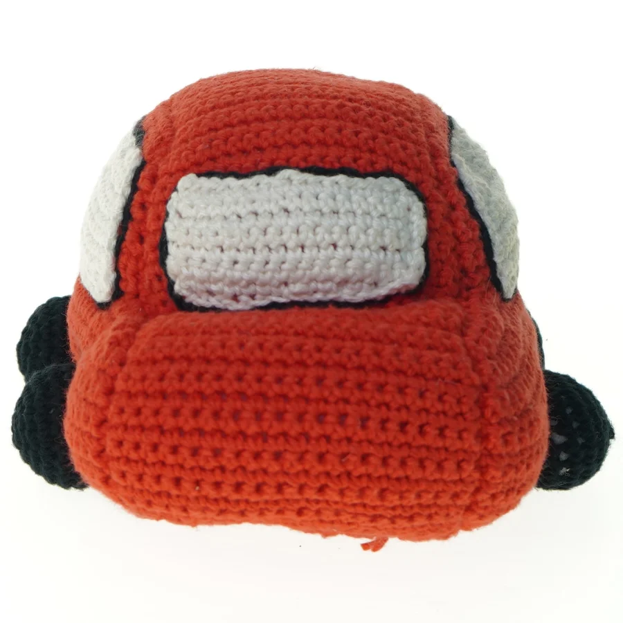 Hæklet bil (str. 22 x 16 cm)