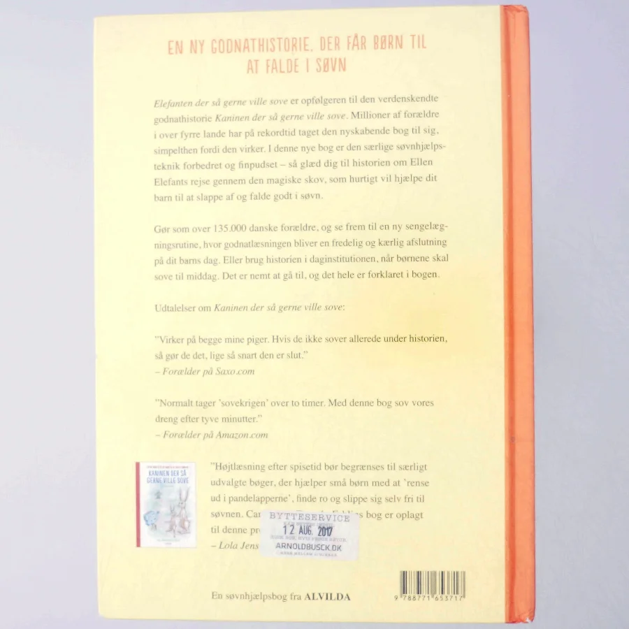 Elefanten der så gerne ville sove af Carl-Johan Forssén Ehrlin (Bog)