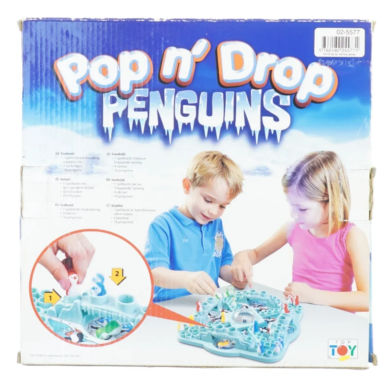 Pop and drop penguins fra Top Game (str. 27 cm)