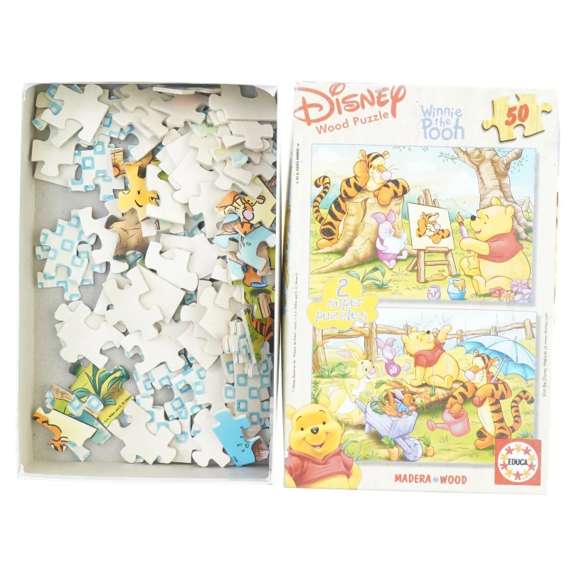 Winnie the pooh puslespil fra En Duca (str. 25 x 17 cm)