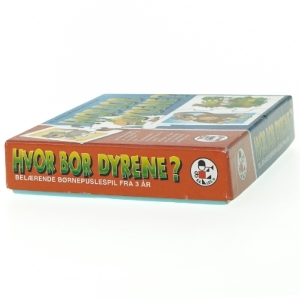 Hvor bor dyrene fra Den Spil (str. 17 x 15 cm)