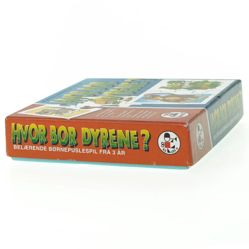 Hvor bor dyrene fra Den Spil (str. 17 x 15 cm)