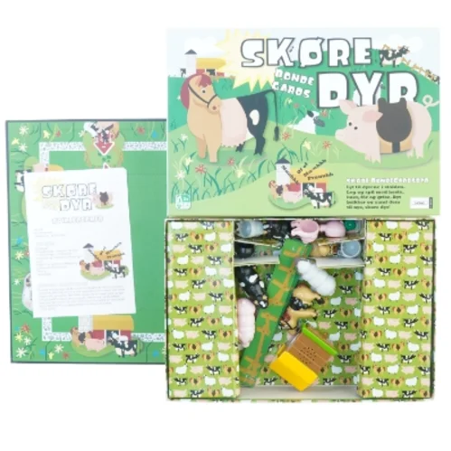 Skøre bondegårdsdyr fra El Litas (str. 37 x 25 cm)