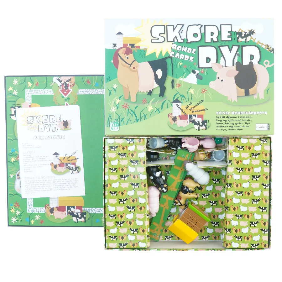 Skøre bondegårdsdyr fra El Litas (str. 37 x 25 cm)