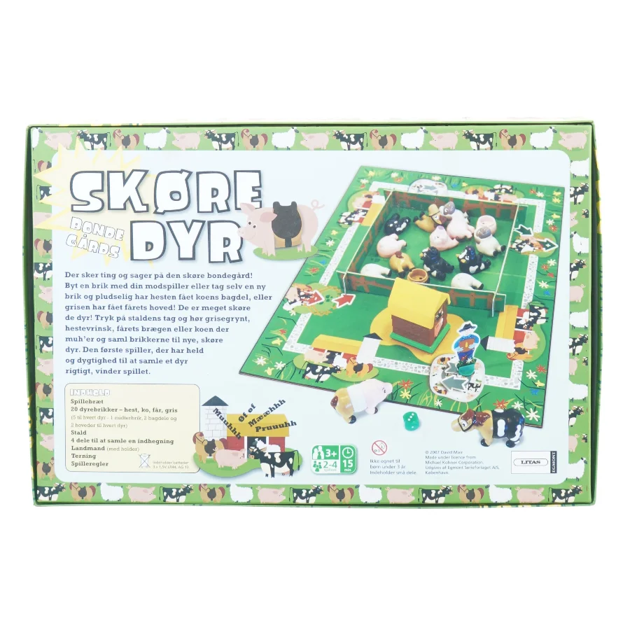 Skøre bondegårdsdyr fra El Litas (str. 37 x 25 cm)