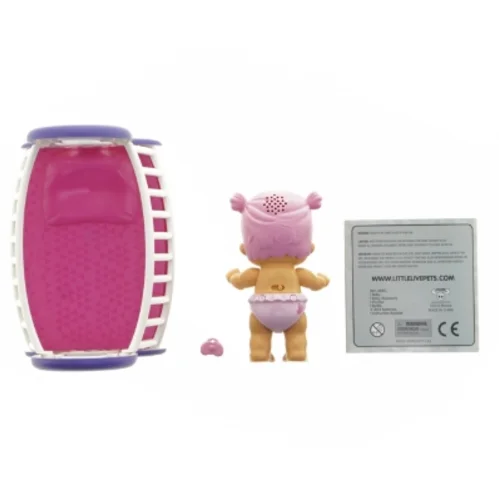 Little Live Bizzy Bubs Legetøjsbaby med vugge og tilbehør