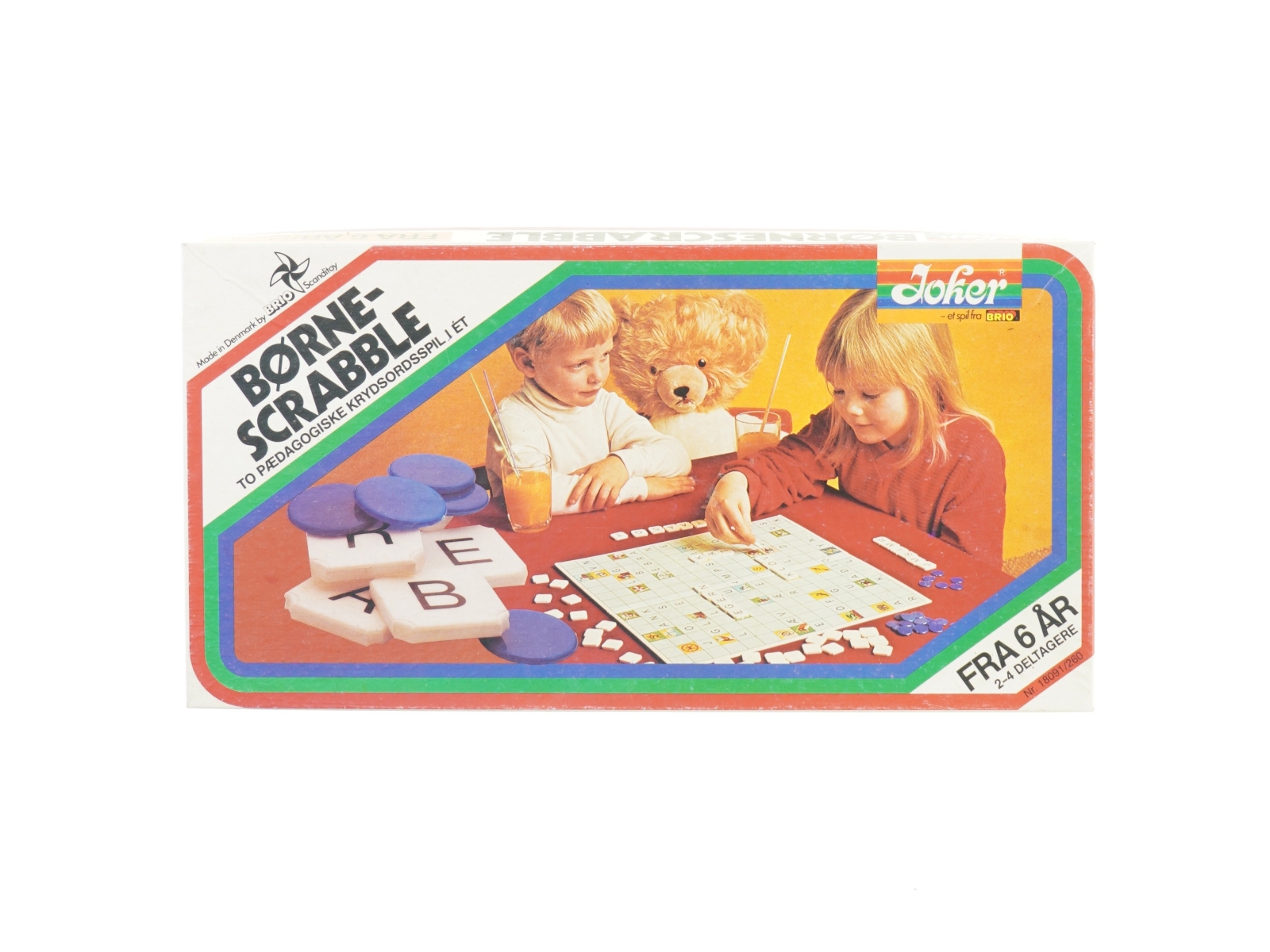 Børne scrabble fra Joker Brio (str. 37 x 20 cm)