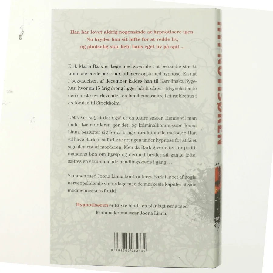 Hypnotisøren af Lars Kepler (Bog)