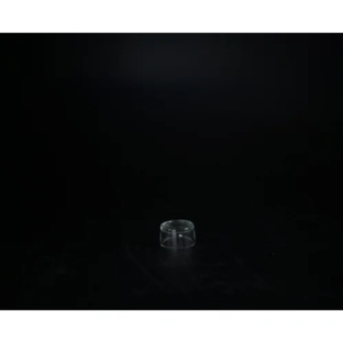 Gennemsigtig glasvase (str. 4 x 2 cm)