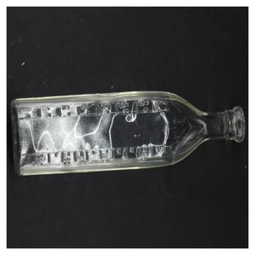 Gammel glasflaske (str. 18 cm)