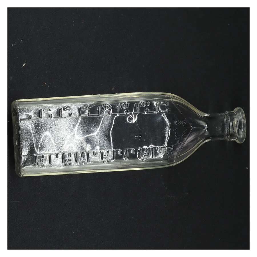 Gammel glasflaske (str. 18 cm)