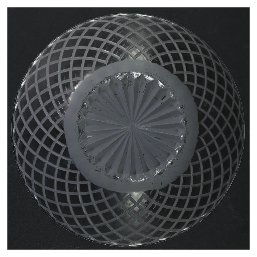 Glasfrugtskål (str. Ø 20 cm)