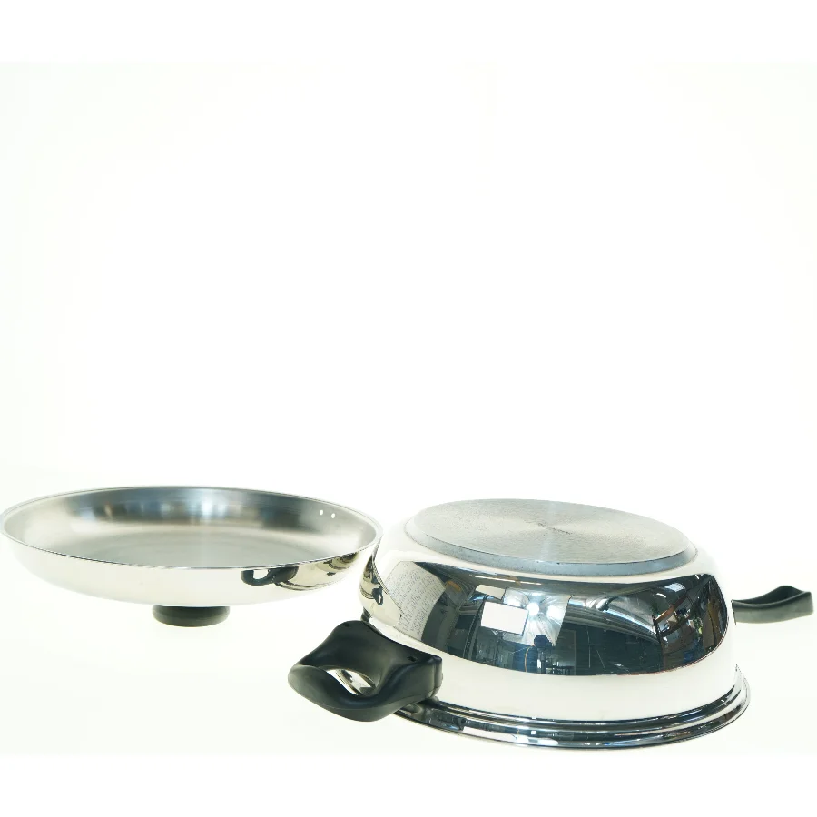 Raadvad Gryde i rustfrit stålp (str. 28 x 10 cm)