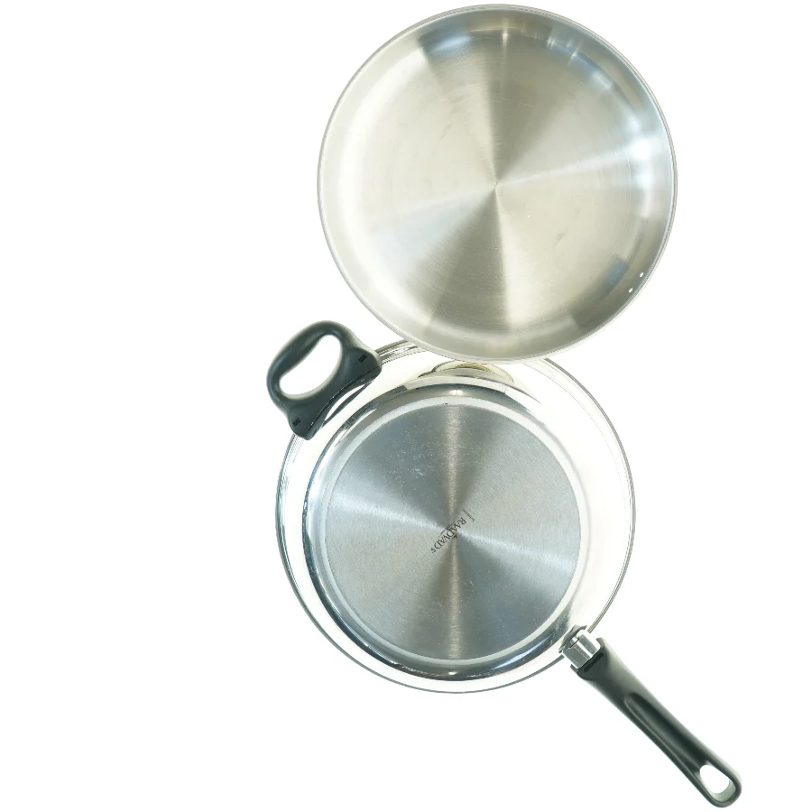 Raadvad Gryde i rustfrit stålp (str. 28 x 10 cm)