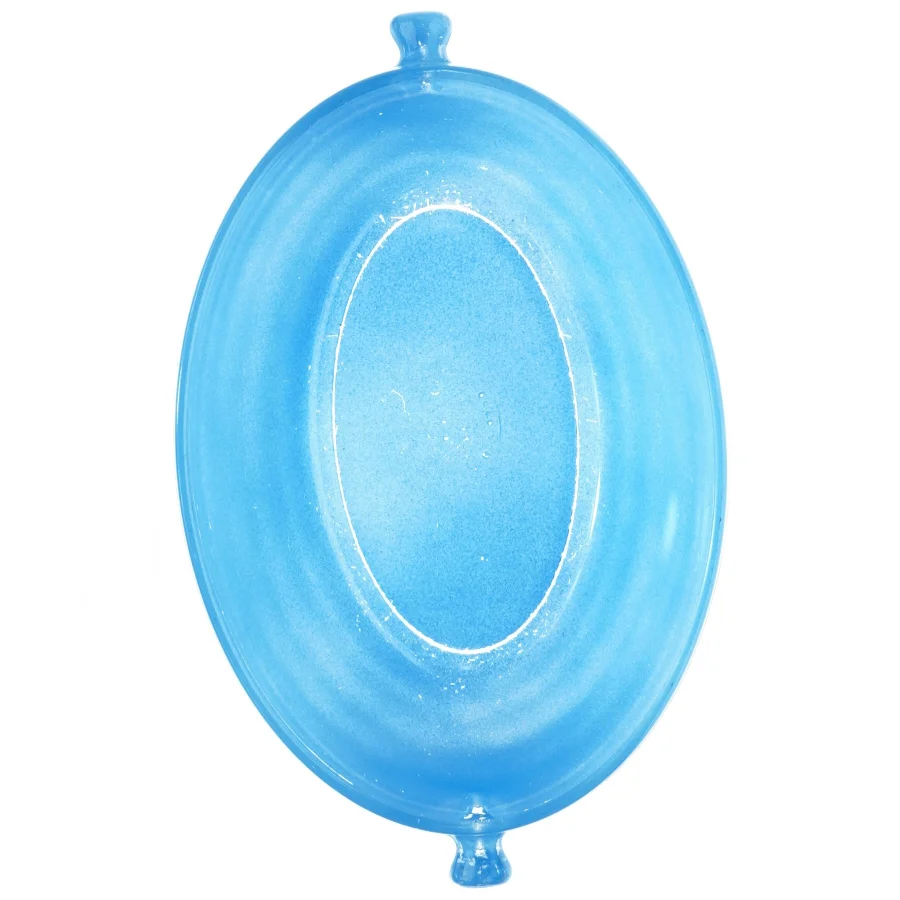 Blå skål (str. 16 x 9 x 26 cm)