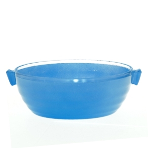 Blå skål (str. 16 x 9 x 26 cm)