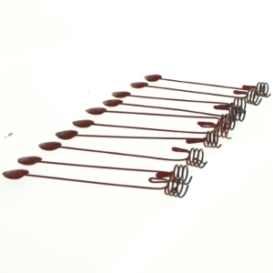 Julelys ophæng til juletræet (str. 15 cm)