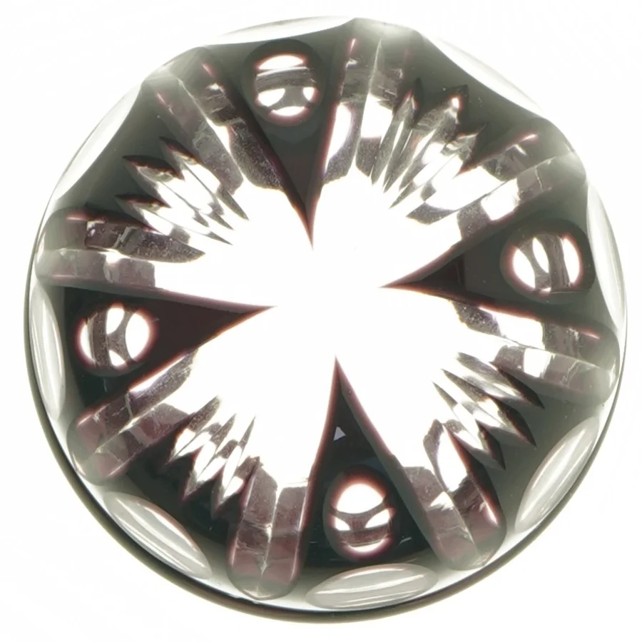 Gl. glasskål med låg(str. Ø. 11 cm)