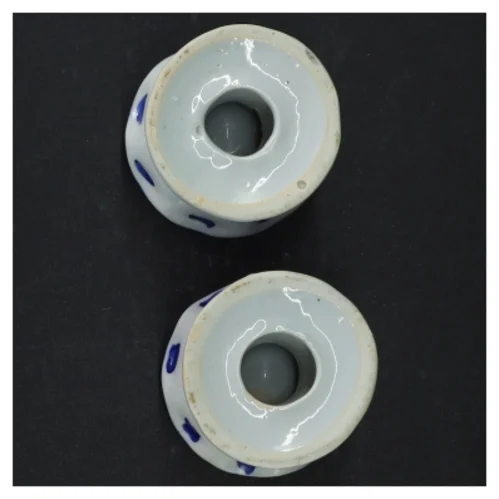 Porcelænsstager (str. H. 6 cm)