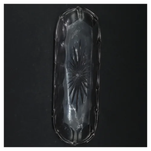 Gl. glasfad (str. 25 x 8,5 cm)