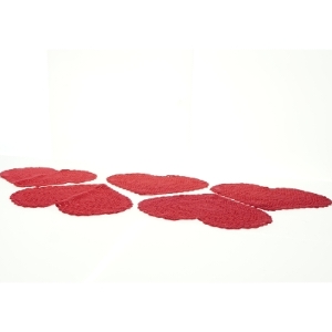 Hæklede bordskånere (str. Treogtredve x 25 cm)