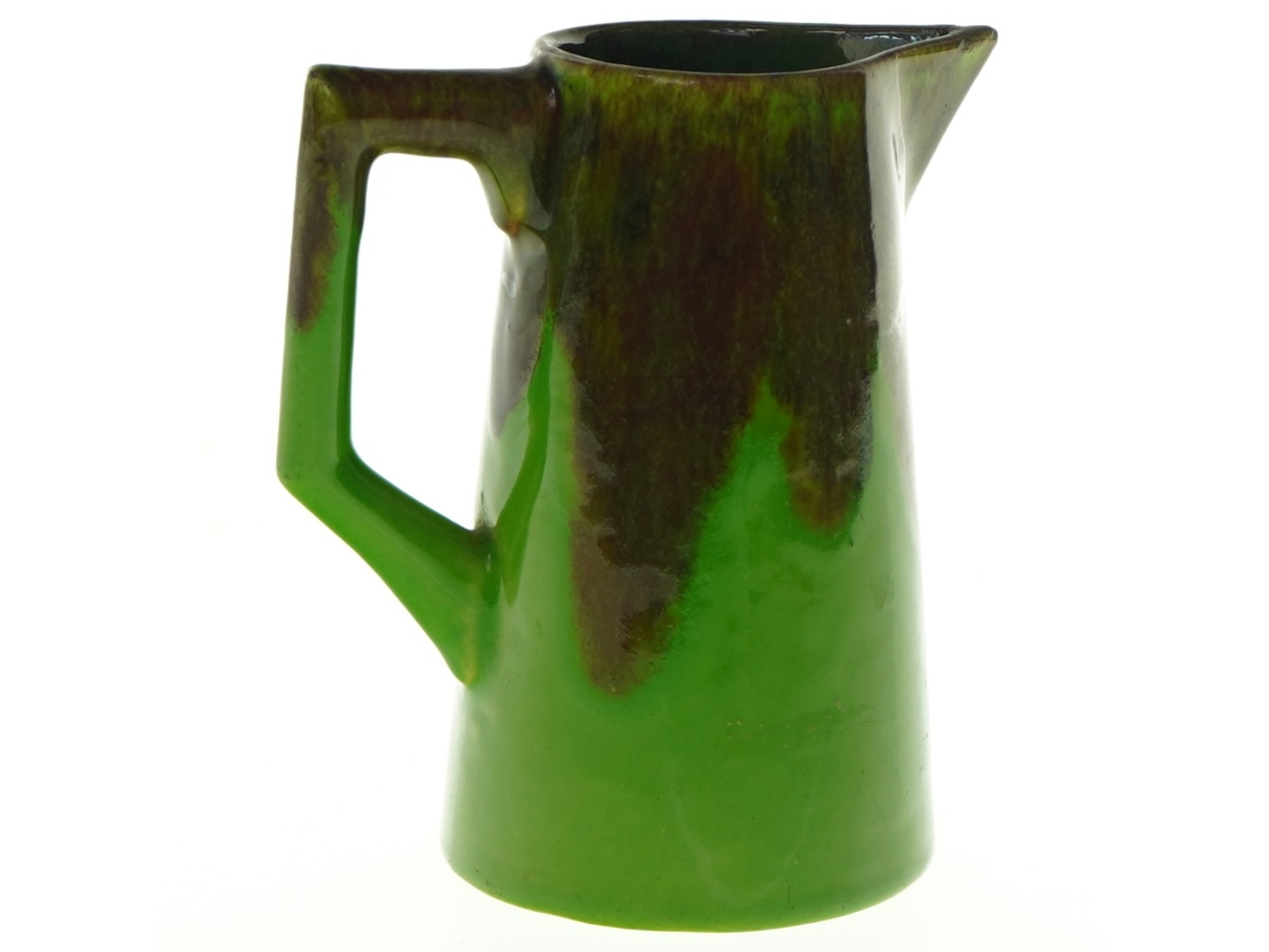 Grøn Keramik Kande (str. 14 x 9 cm)