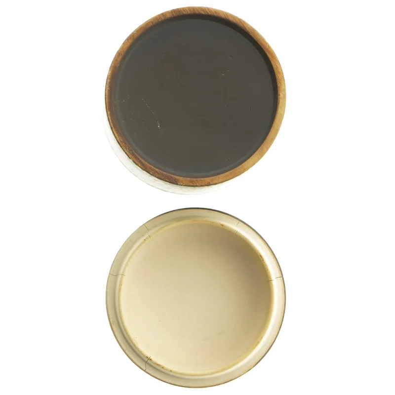 Dekorativ dåse med låg (str. Ø. 11 cm)