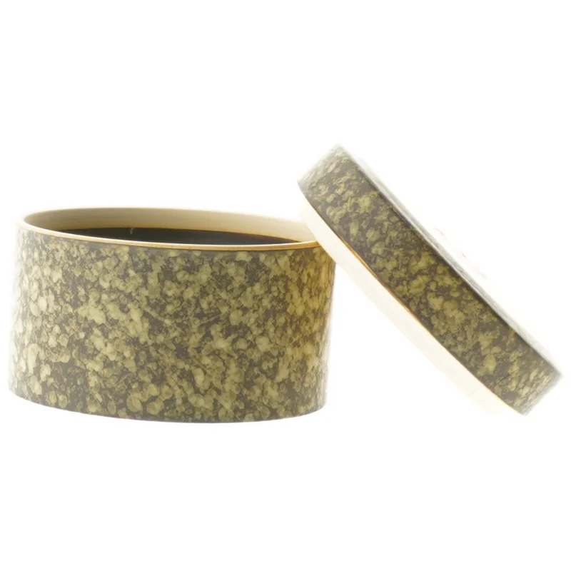 Dekorativ dåse med låg (str. Ø. 11 cm)