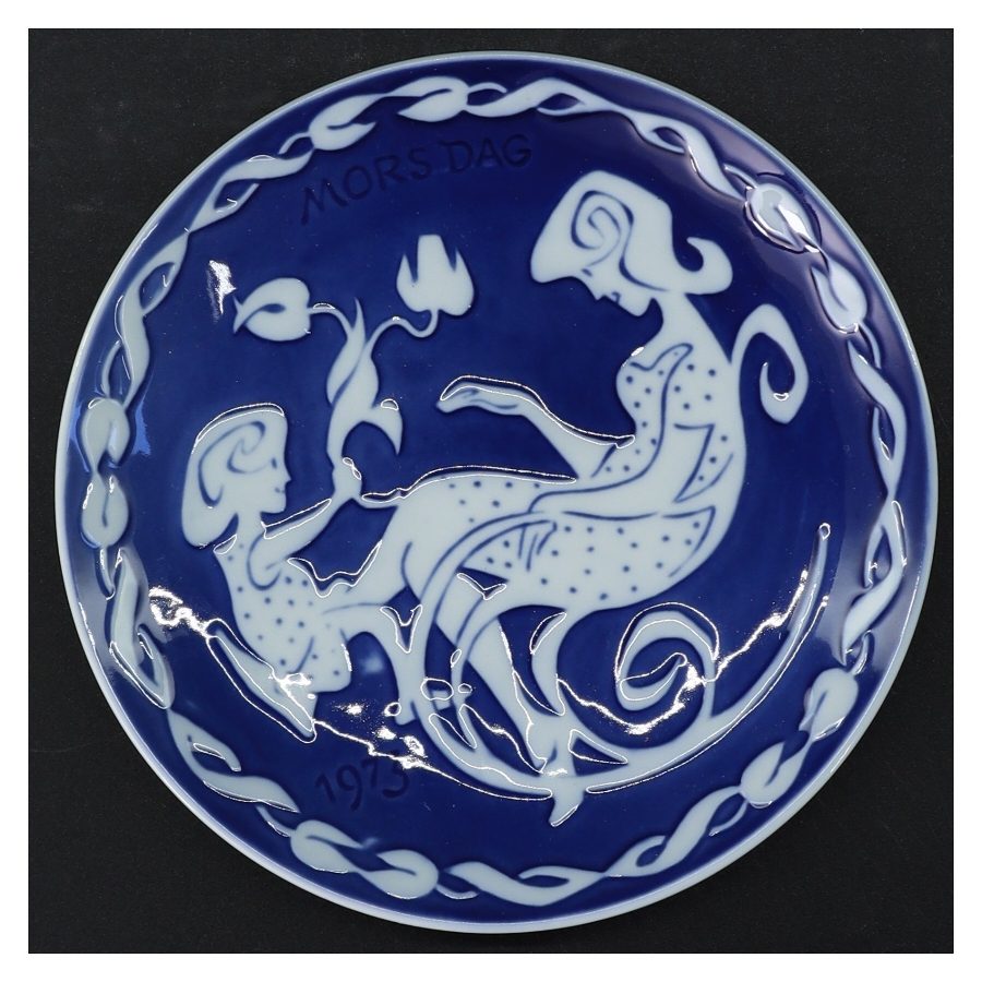 Samlerplatte til Mors Dag fra Royal Copenhagen (str. Ø. 15 cm)