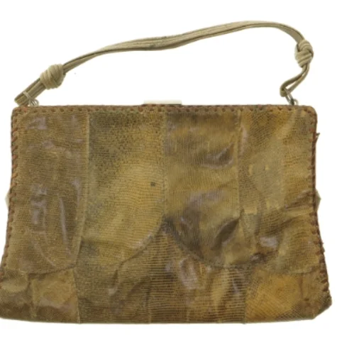 Vintage taske af slangeskind (str. 27 x 17 cm)