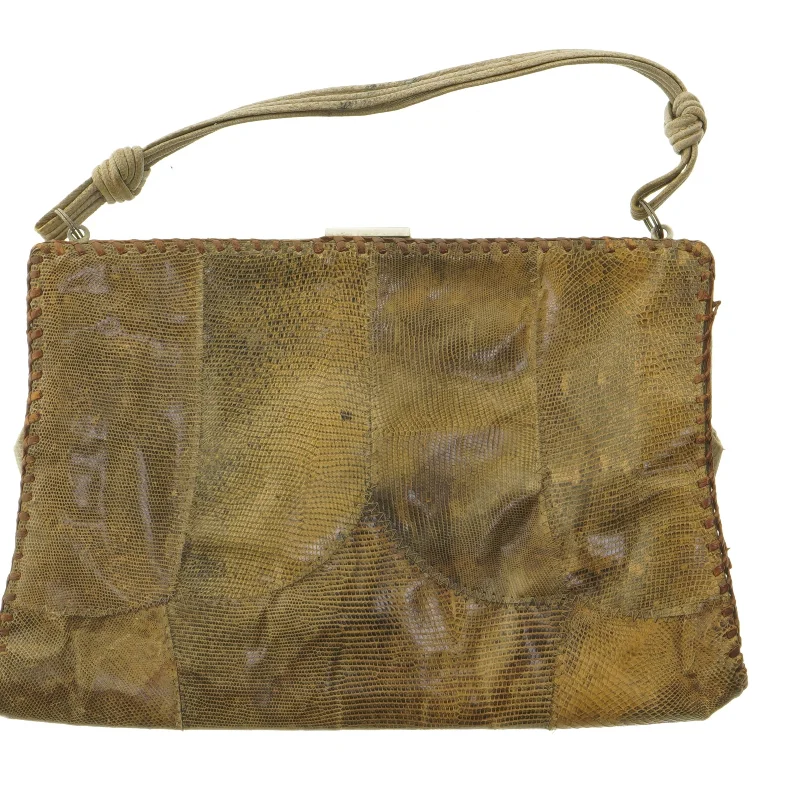 Vintage taske af slangeskind (str. 27 x 17 cm)