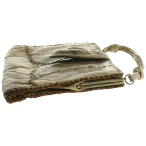 Vintage taske af slangeskind (str. 27 x 17 cm)