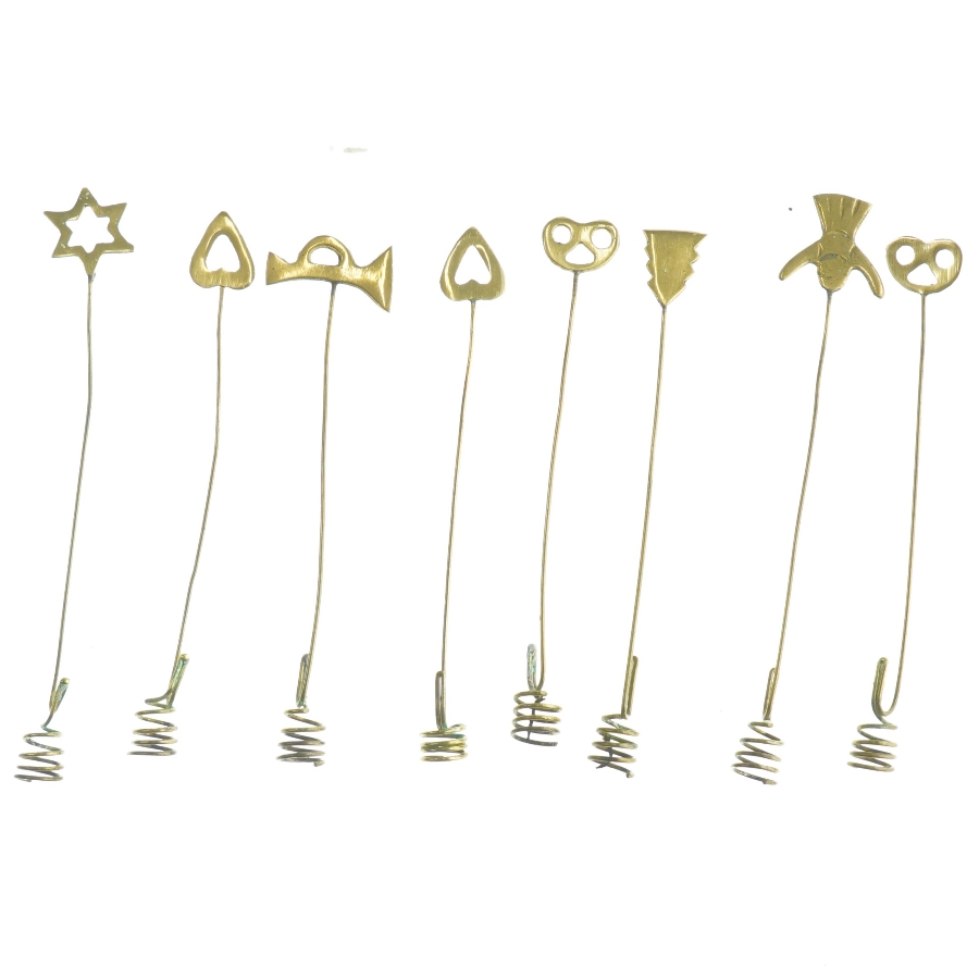 Julelys ophæng til juletræet  (str. 16 cm)