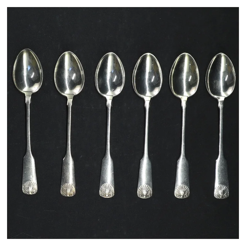  Teskeer i Muslingemønster  (str. Længde, 11,5 cm)