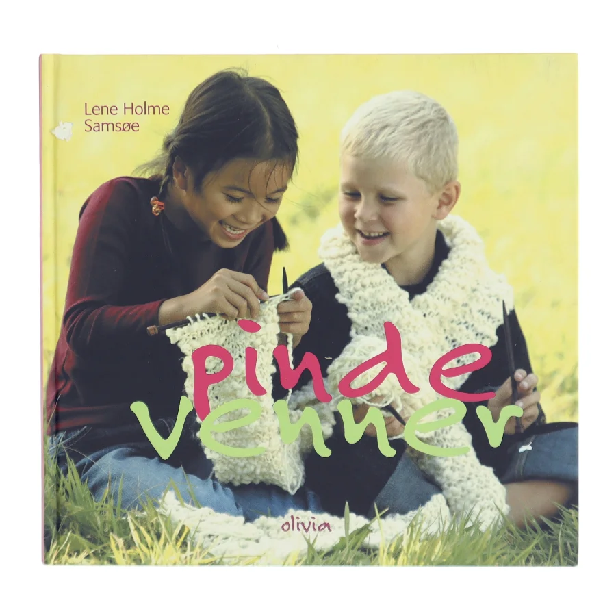 Pindevenner : børnenes første strikkebog af Lene Holme Samsøe (Bog)