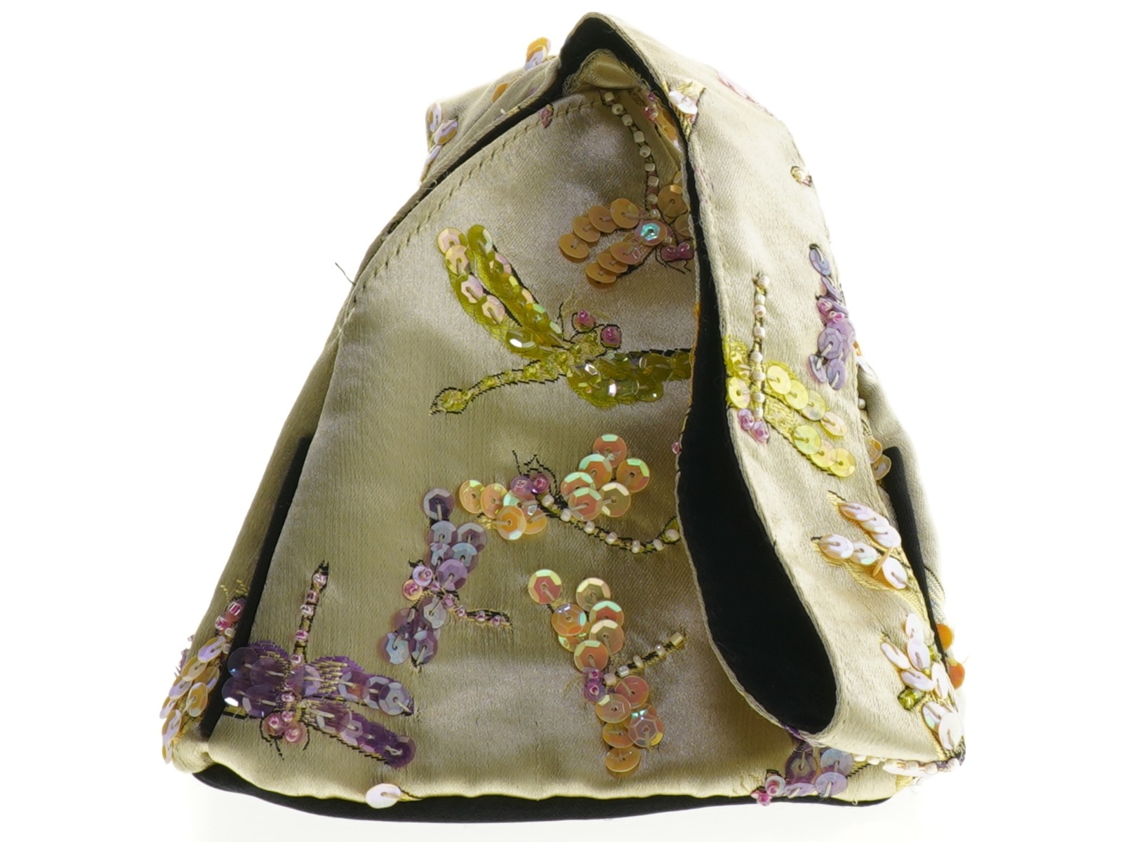 Broderet stoftaske (str. 15 x 15 cm)