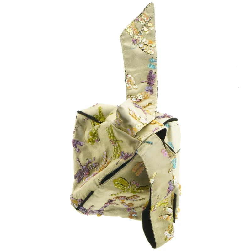 Broderet stoftaske (str. 15 x 15 cm)