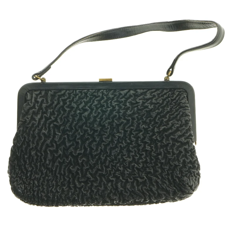 Sort aftenclutch fra Bon Gout (str. 18 x 28 cm)