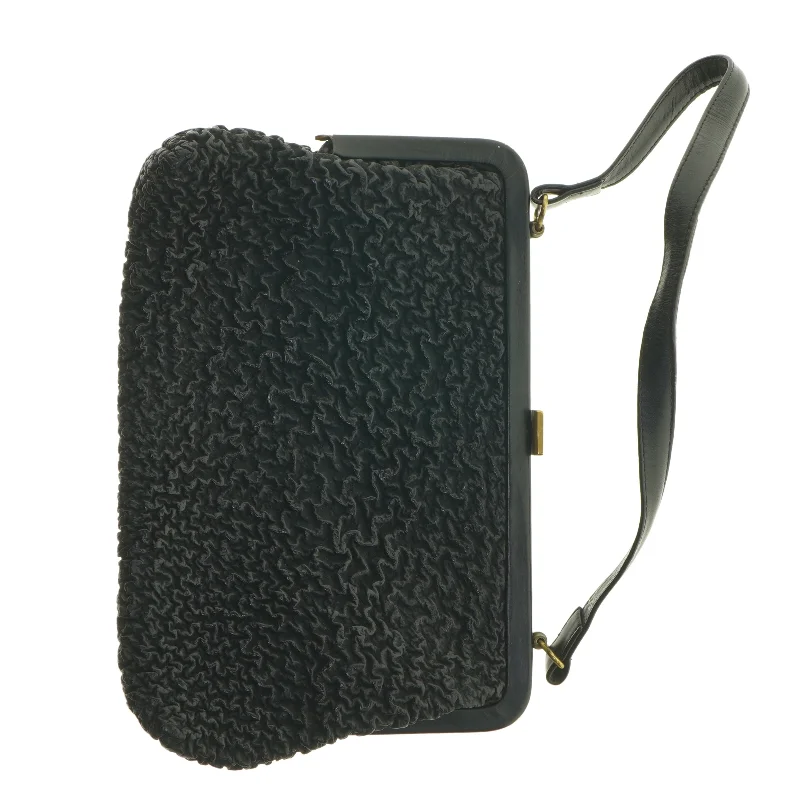 Sort aftenclutch fra Bon Gout (str. 18 x 28 cm)