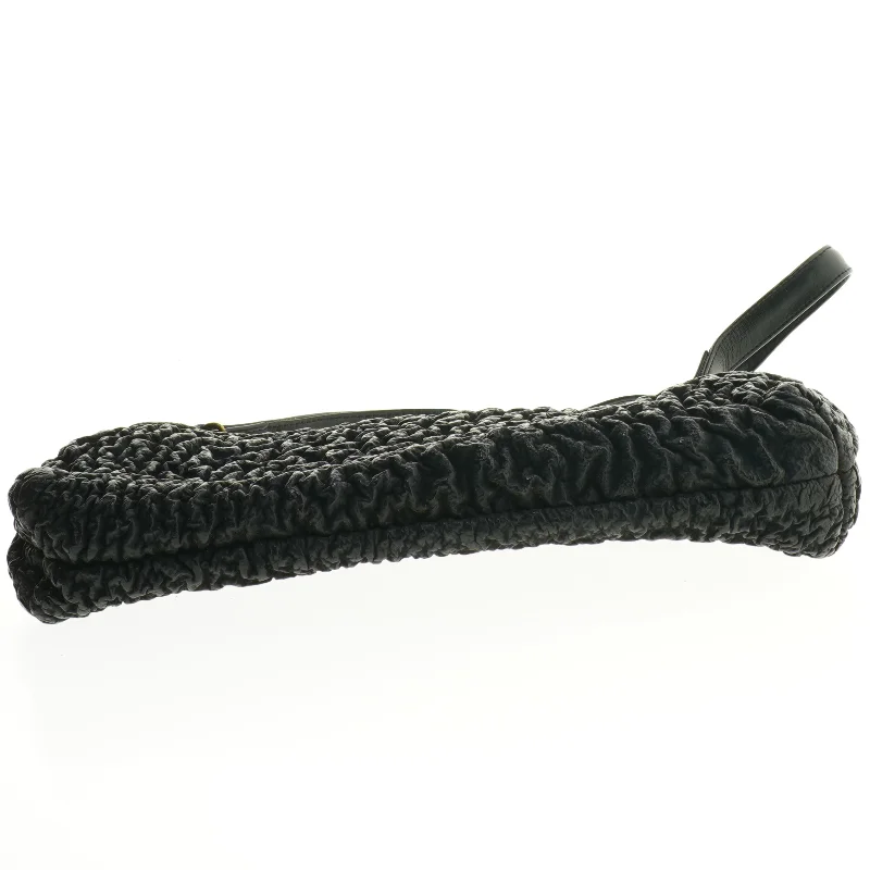 Sort aftenclutch fra Bon Gout (str. 18 x 28 cm)