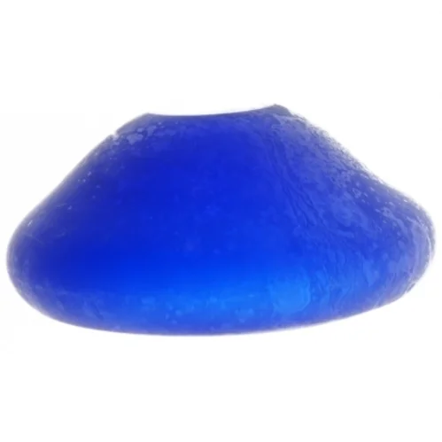 Blå glasskål (str. Ø. 20 cm)