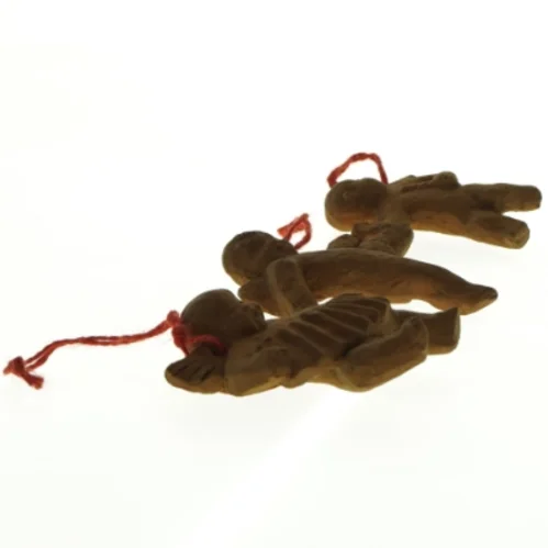 Lerfigurer som julepynt