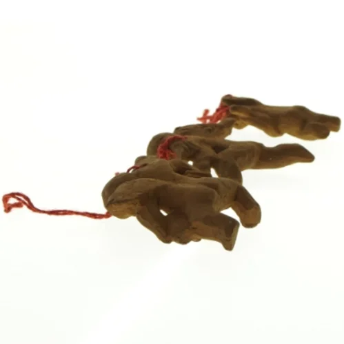 Lerfigurer som julepynt